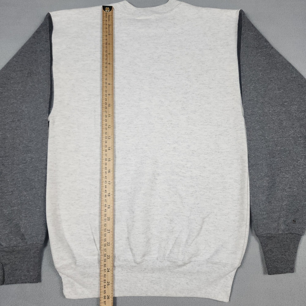 Vintage Notre Dame Fighting Irish Sweatshirt Youth L Gray Galt Crew NCAA USA - Picture 7 of 13